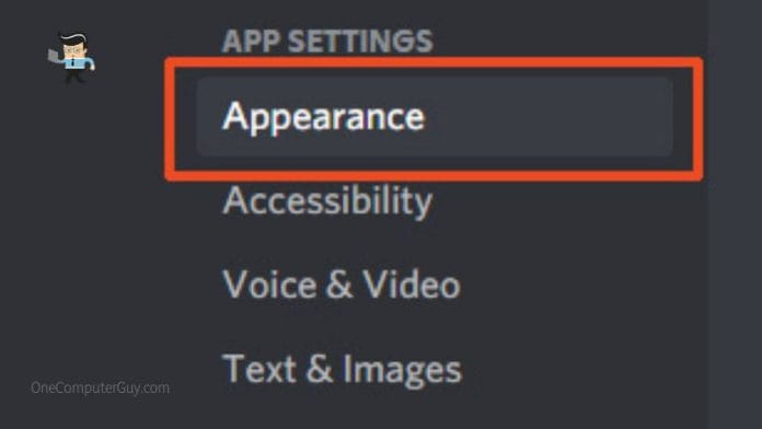 Appearance Discord