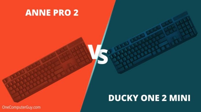 Anne Pro Vs Ducky One Mini Features