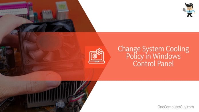 Change System Cooling Policy in Windows Control Panel