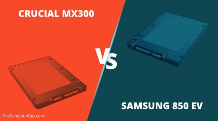 Crucial MX300 vs Samsung 850 EVO Comparison