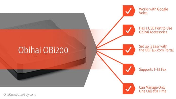 Obihai OBi300 vs OBi200 Specifications