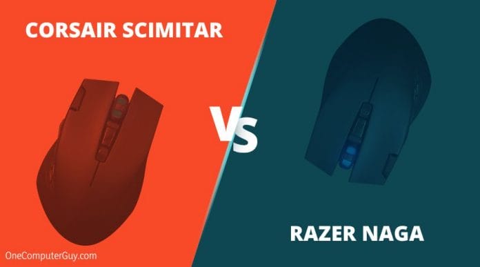 job fumle uddannelse Corsair Scimitar vs Razer Naga: Get the Competitive Edge - One Computer Guy