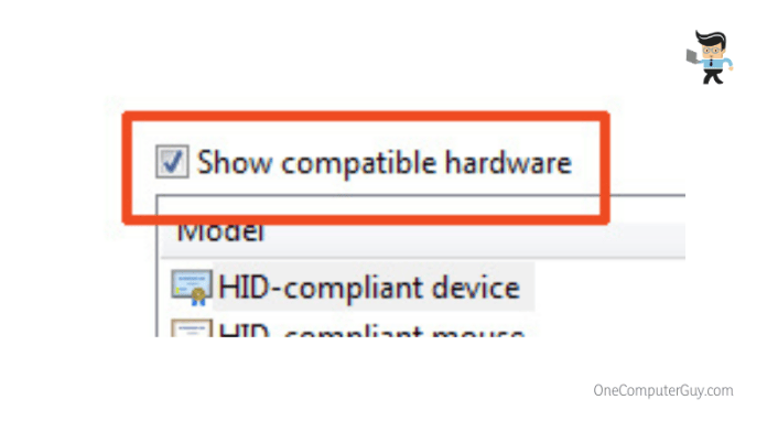 Mark show compatible hardware