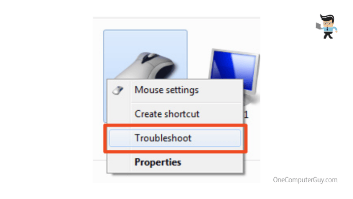 Mouse troubleshoot