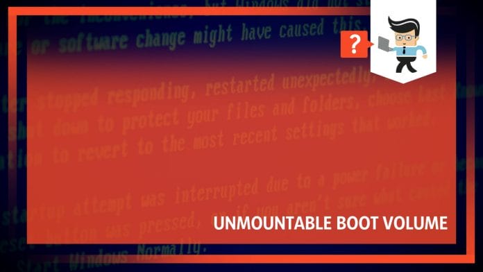 Repair your computer from unmountable boot volume error