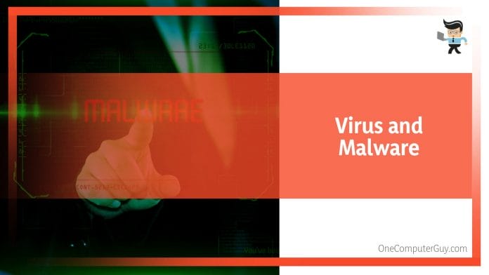Computer Virus and malware x