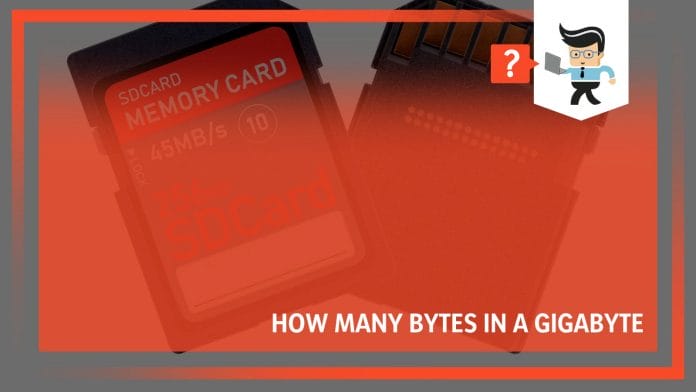 How many bytes in a gigabyte x