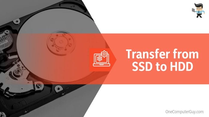 Transfer from SSD to HDD