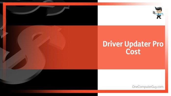 Cost of driver updater pro