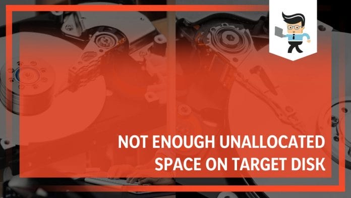 How to fix not enough unallocated space on target disk