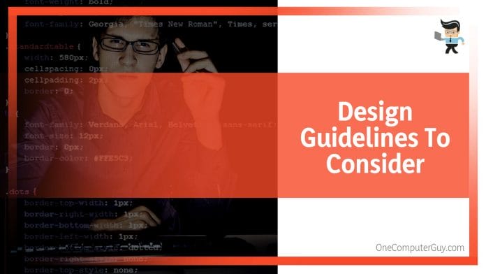 Design Guidelines To Consider