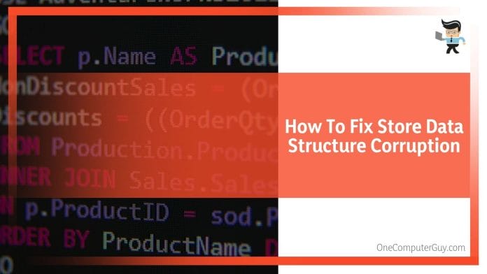Fixing Store Data Structure Corruption