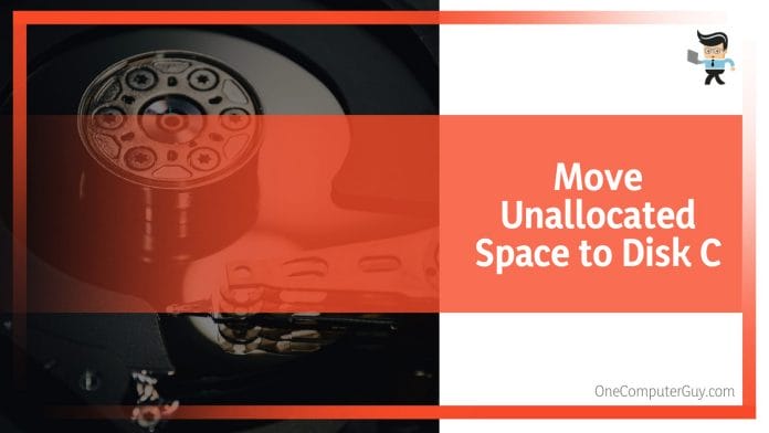 Move Unallocated Space to Disk C