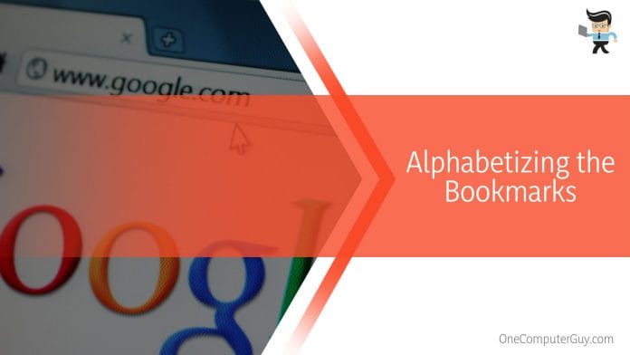 Alphabetizing the Bookmarks