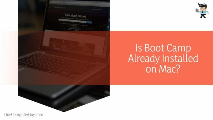 Boot Camp Already Installed on Mac