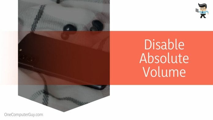 Disable Absolute Volume