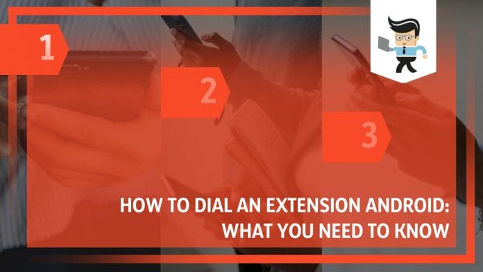 How to Dial an Extension Android