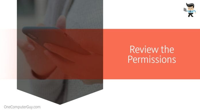 Review the Permissions