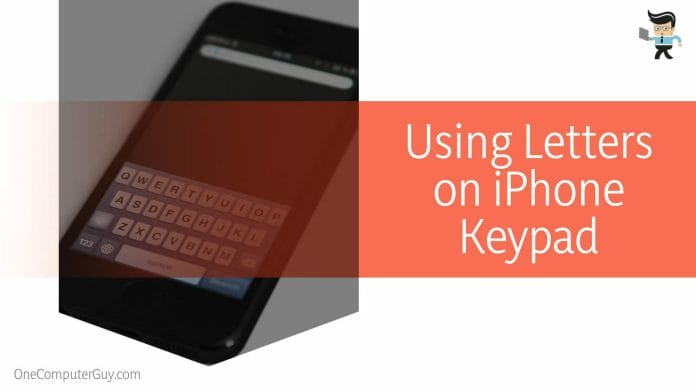 Using Letters on iPhone Keypad
