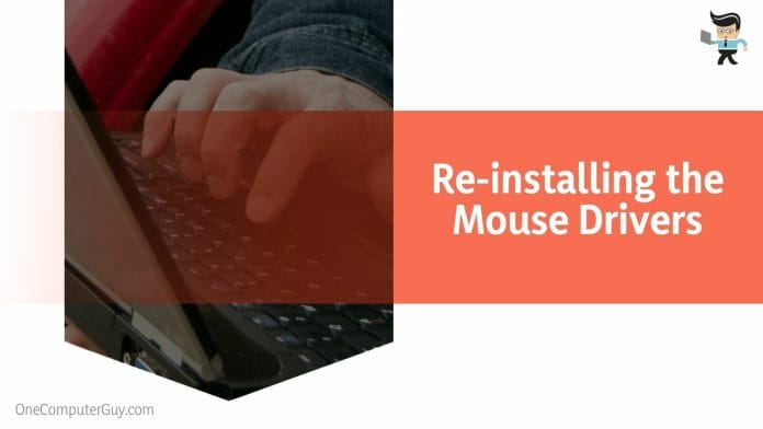 Re-installing the Mouse Drivers