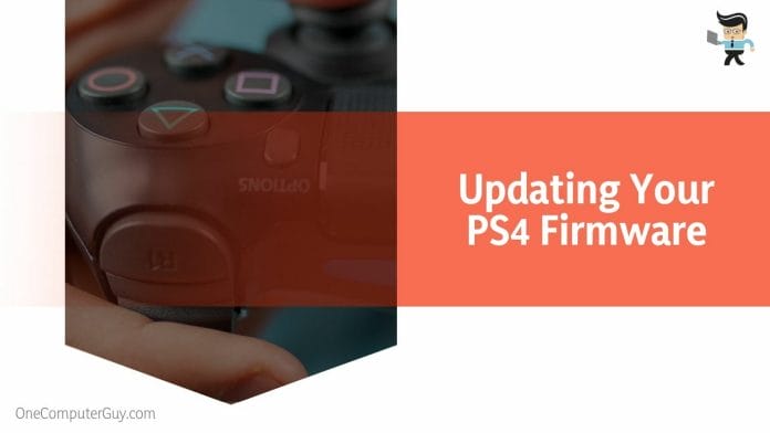 Updating Your PS4 Firmware