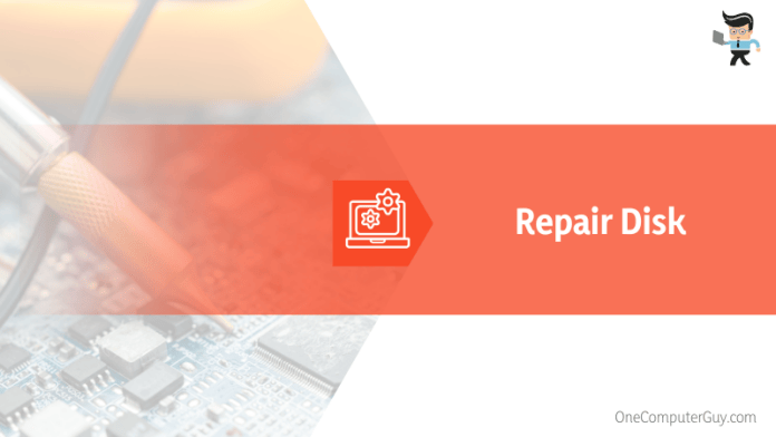 Use Repair Disk to Reset Acer Laptop